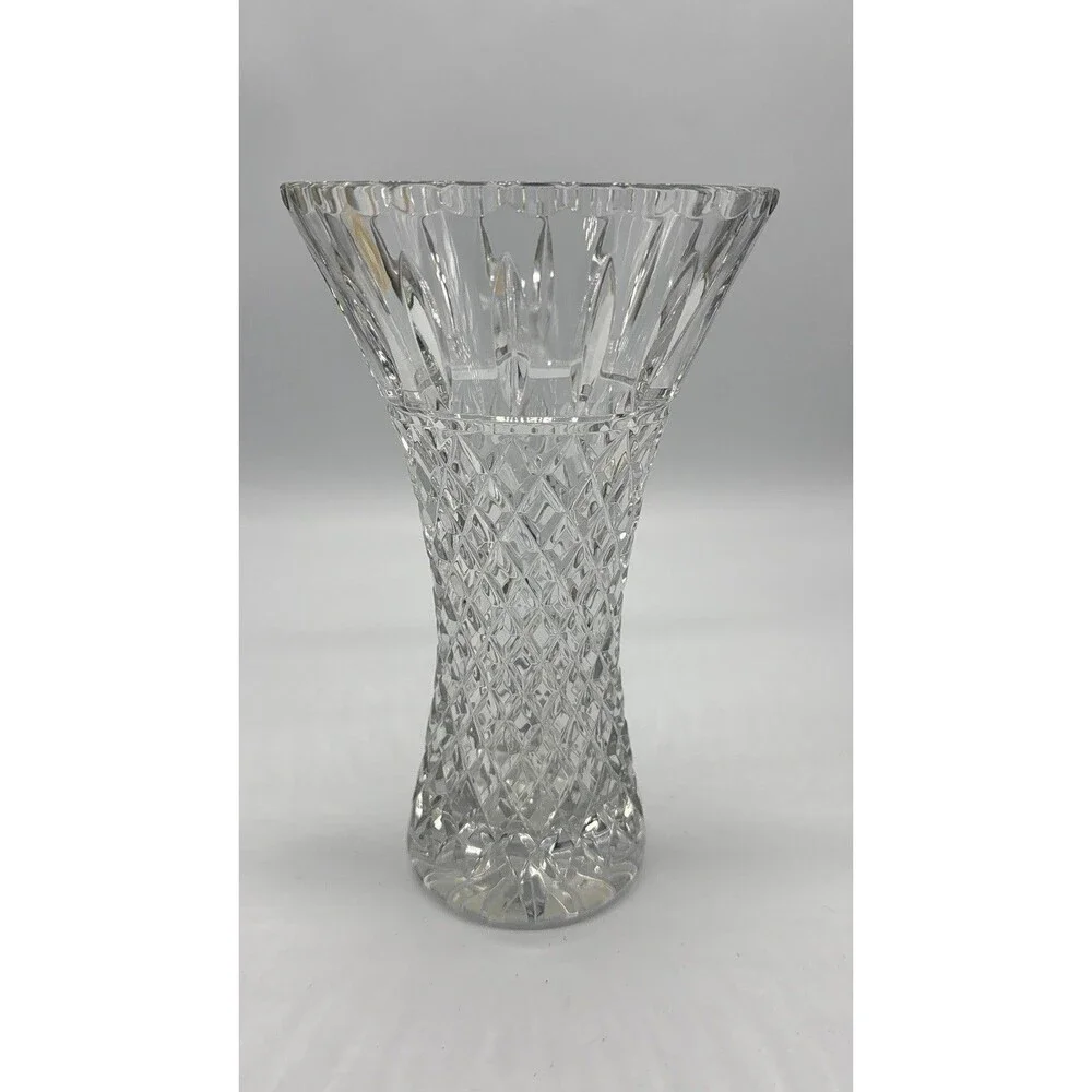 WORLD'S FINERY IMPERLUX HANDCUT LEAD CRYSTAL 24% РЬС VASE